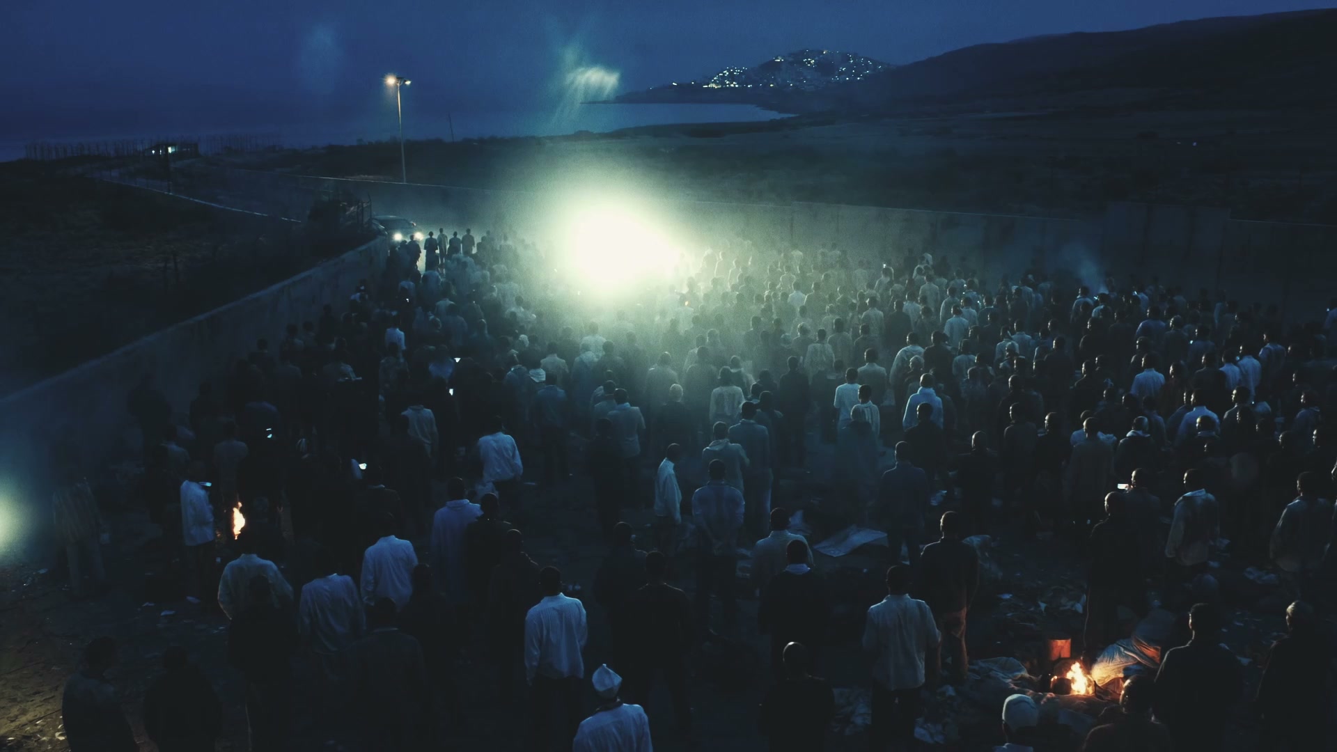 The night before the fence