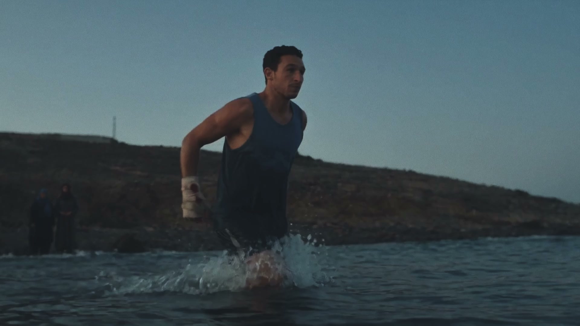 Into the sea